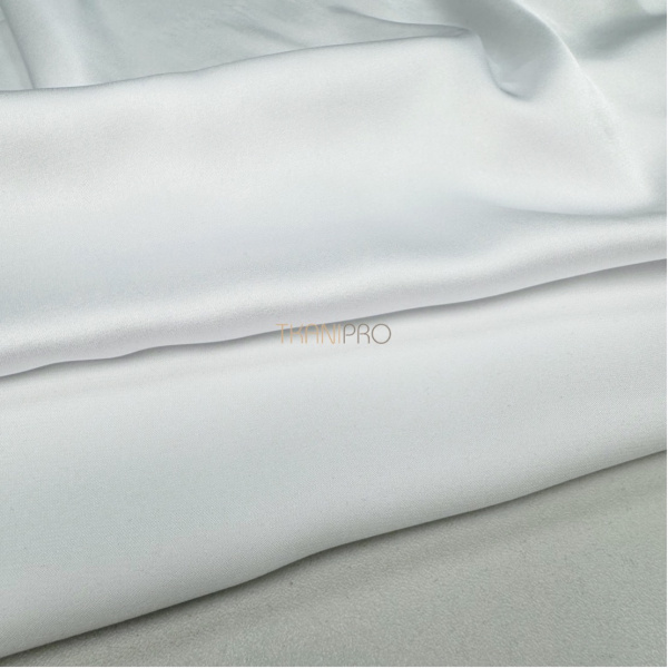 Шелк искусственный цвет белый, арт. S2142-11