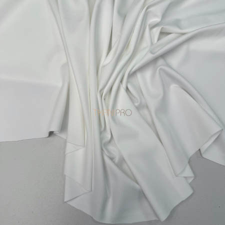 Ткань бифлекс матовый белый, арт. BF5401-1