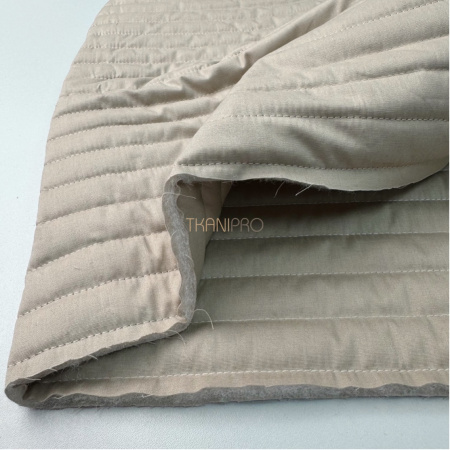 Стеганый хлопок бежевый, арт. TCS2037-8