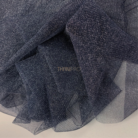 Сетка металлик, арт. ХL2033-1 цвет синий