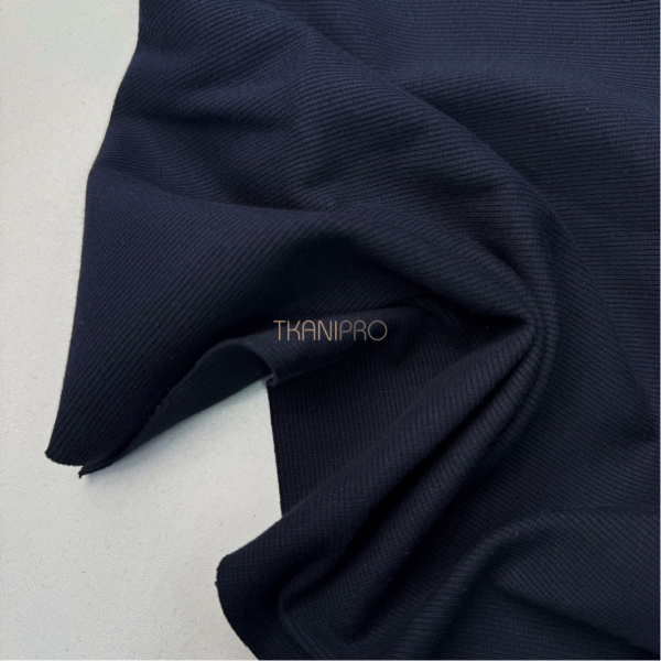 Трикотаж кашкорсе цвет синий, арт. DW1201-52
