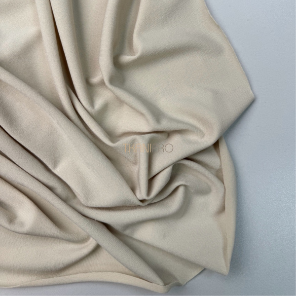 Трикотаж масло стрейч цвет бежевый, арт. MD2028-3