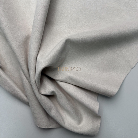 Замша на скубе цвет бежевый, арт. M1344-3