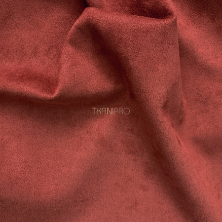 Замша на скубе цвет бордовый, арт. M1336-4