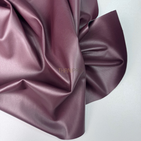 Искусственная кожа на замше цвет бордовый, арт. OW1943-1