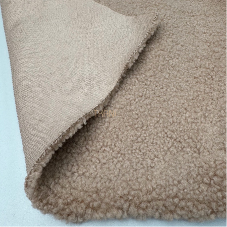 Мех Барашек цвет бежевый, арт. WF3040-12