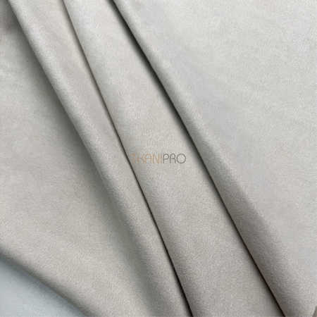 Замша на скубе цвет бежевый, арт. M1344-3