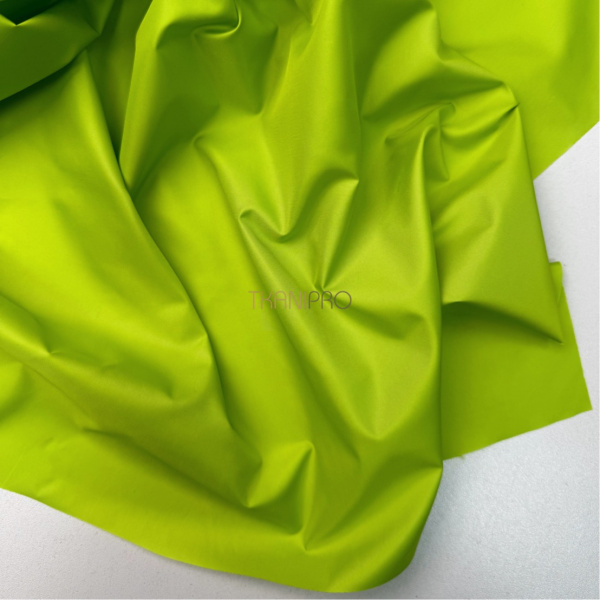 Ткань плащевая дюспо матовая цвет яблочный, арт. PL2284-9