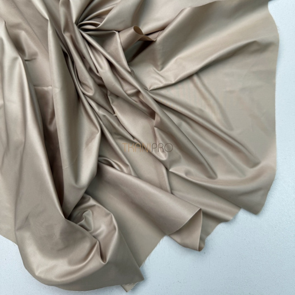 Ткань плащевая тонкая цвет бежевый, арт. PL2291-16