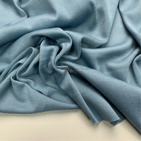 Трикотаж вискоза с эластаном, арт. TM3122-5 цвет голубой