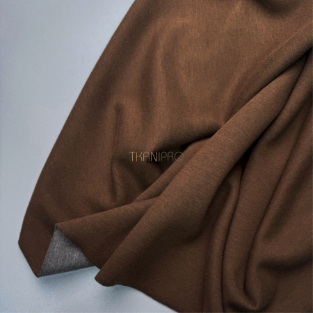 Трикотаж с шерстью цвет шоколадный, арт. WD7001-5