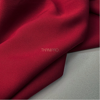 Штапель однотонный, арт. B2009-21 цвет красный