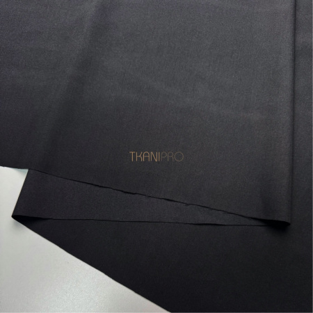 Костюмная ткань с вискозой черная, арт. K1956-1