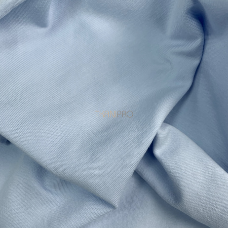 Трикотаж кулирная гладь, арт. DK3551-3 цвет голубой