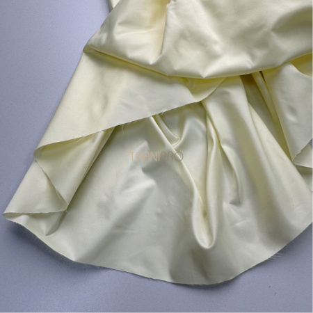 Ткань плащевая дюспо матовая, арт. PL2284-3 цвет желтый лимонный