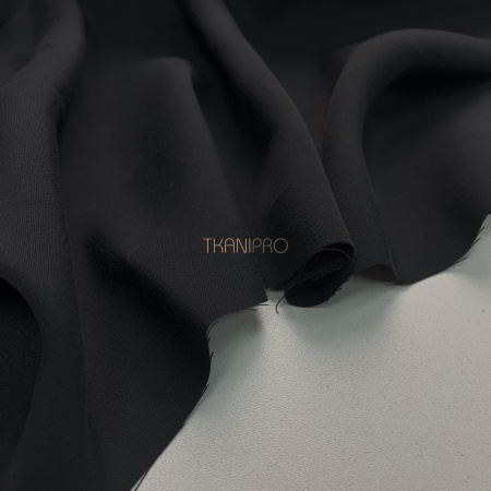 Вискоза плательная, арт. BK3013-6 цвет черный метеорит