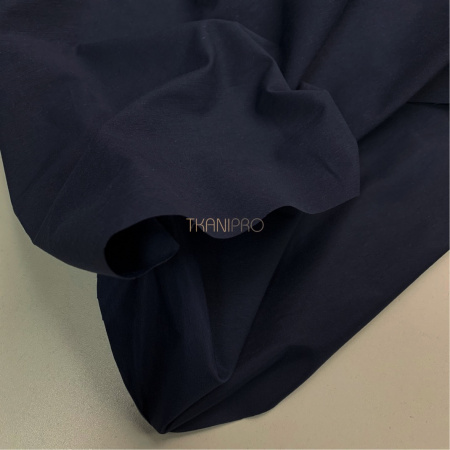 Ткань для брюк карго с жатым крэш эффектом, арт. PL9946-8 цвет синий