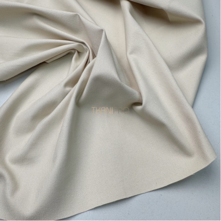 Хлопок твил стрейч цвет бежевый, арт. IKM4002-3