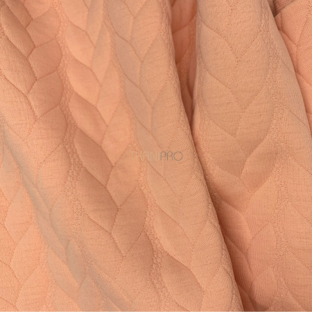 Трикотаж Капитоне, арт. ТК1381-3 цвет оранжевый Трикотаж Капитоне, арт. ТК1381-3 цвет оранжевый