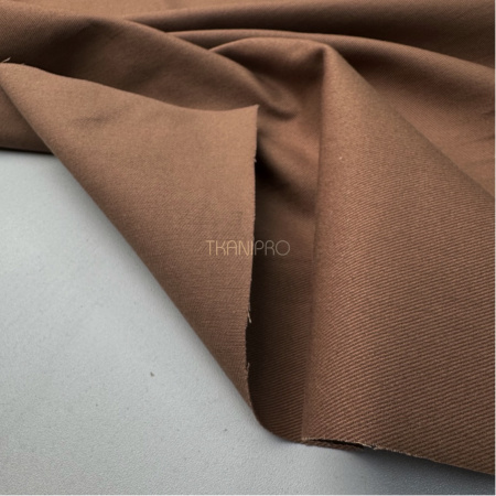 Хлопок твил стрейч, арт. IKM4002-16 цвет шоколадный