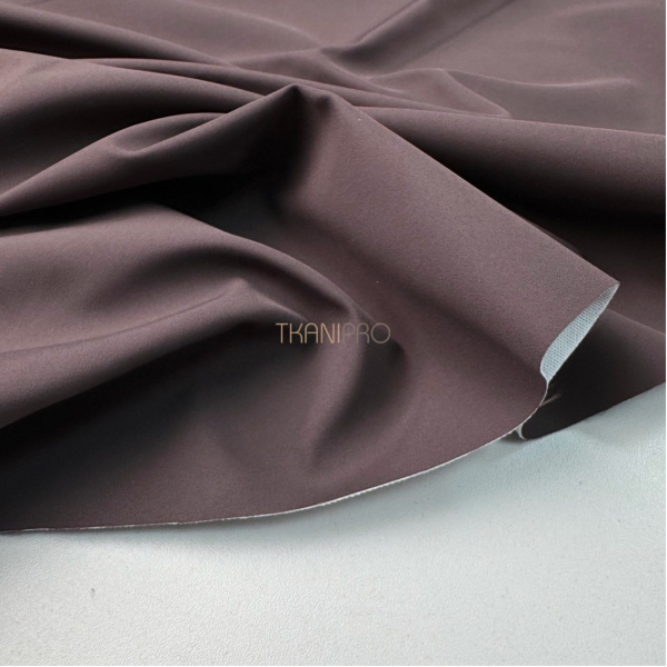 Плащевая ткань пич бондинг, арт. PL3232-108 цвет коричневый