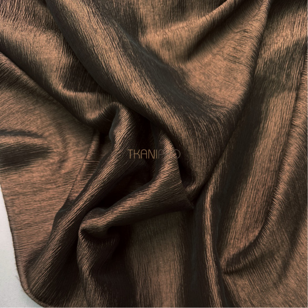 Вуаль жатка цвет коричневый, арт. TT1101-7