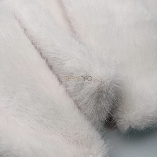 Соболь искусственный мех цвет белый, арт. EN313-1