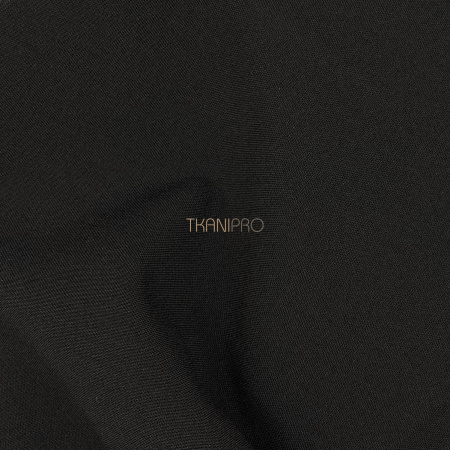 Костюмная ткань с вискозой черная, арт. K1947-1 Костюмная ткань с вискозой черная, арт. K1947-1