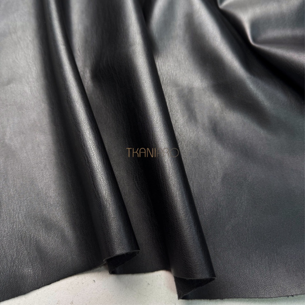 Искусственная кожа на замше цвет черный, арт. OW1941-1