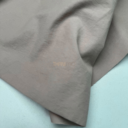 Плащевая ткань с хлопком цвет бежевый мокко, арт. PL9941-3