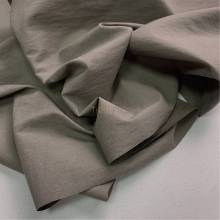 Ткань плащевая с крэш эффектом, арт. PL9953-4 цвет хаки