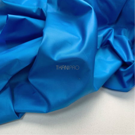 Ткань плащевая дюспо матовая, арт. PL2284-20 цвет синий голубой