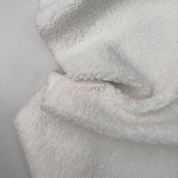 Мех барашек цвет молочный, арт. WF3043-2