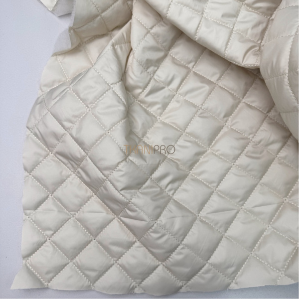 Стеганая ткань на синтепоне цвет кремовый, арт. PS2291-15