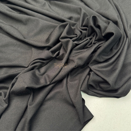 Трикотаж стрейч вискоза цвет черный, арт. MD2129-3