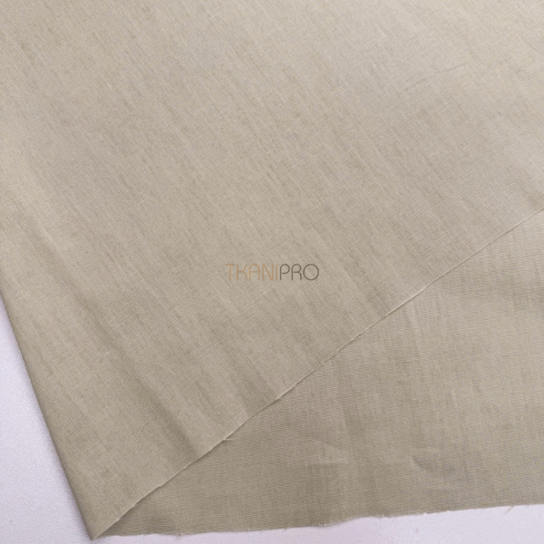 Хлопок поплин стрейч цвет бежевый, арт. TC2037-8