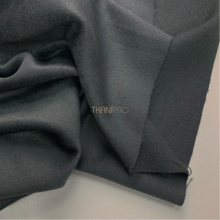 Пальтовая сукно с шерстью, арт. KC7218-21 цвет серый зеленый