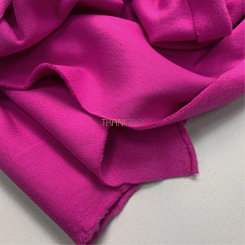 Ткань футер 3-х нитка с начесом, арт. DF2060-3 цвет фуксия