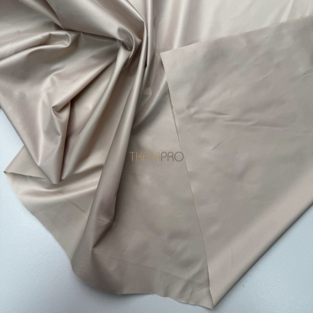 Ткань плащевая дюспо матовая бежевый серый, арт. PL2297-9