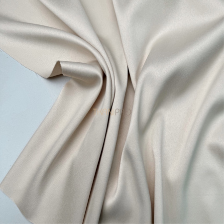 Атлас плотный цвет бежевый, арт. A2088-2