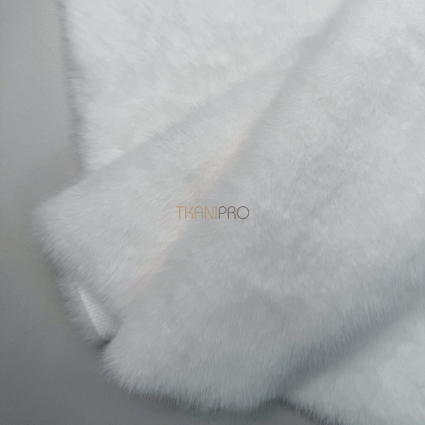 Норка искусственный мех цвет белый, арт. ON1028-19