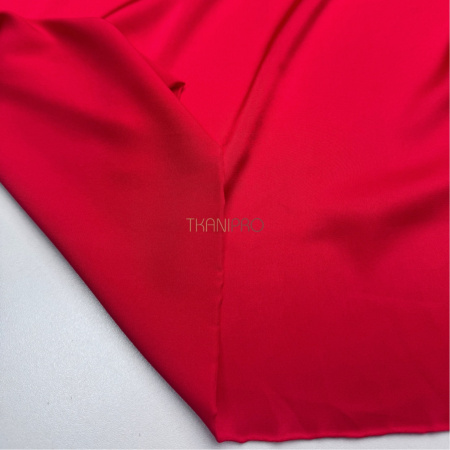 Шелк искусственный цвет рубиновый красный, арт. S2151-1