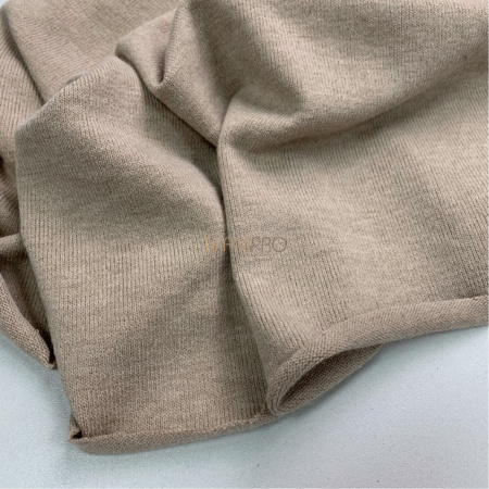 Трикотаж вязанный тонкий, арт. WD4005-1 цвет бежевый