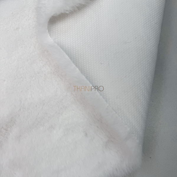 Норка искусственный мех цвет белый, арт. ON1028-19