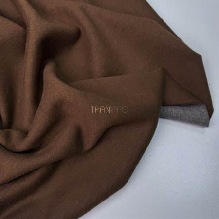 Трикотаж с шерстью цвет шоколадный, арт. WD7001-5