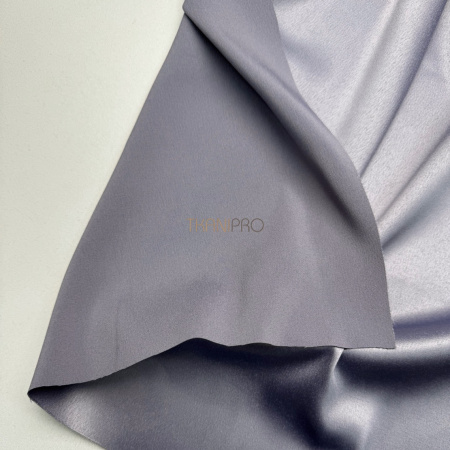 Атлас плотный цвет серый, арт. A2098-7