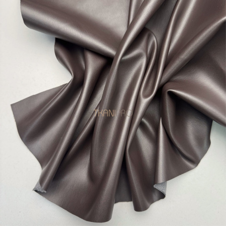 Искусственная кожа на замше, арт. OW9003-1 цвет коричневый