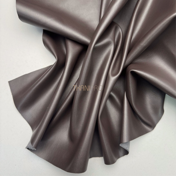 Искусственная кожа на замше, арт. OW9003-1 цвет коричневый