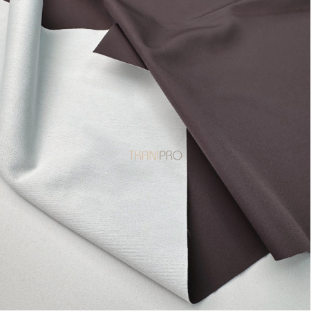 Плащевая ткань пич бондинг, арт. PL3232-108 цвет коричневый