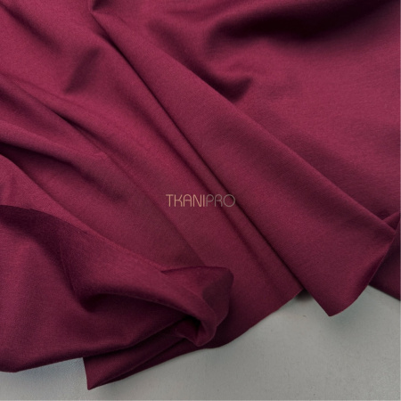 Отрез 0,9м. Трикотаж Джерси, арт. D1950-15 цвет бордовый